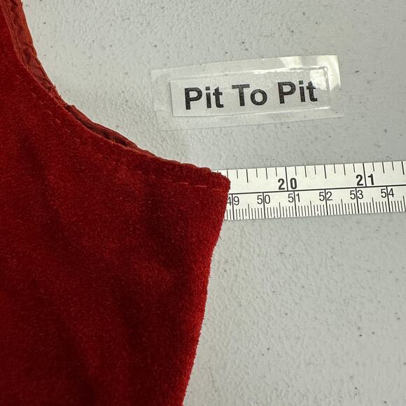 Juan Sebastian Womens Vest L Suede Western Boho Cottagecore Vintage Festival - Picture 4 of 6